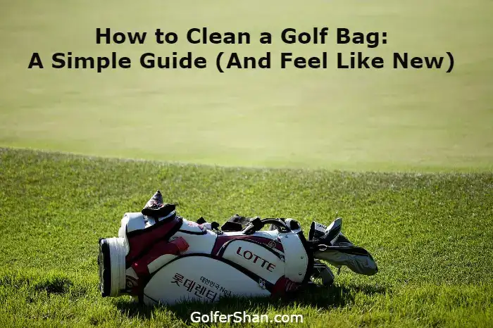 How to Clean a Golf Bag 1