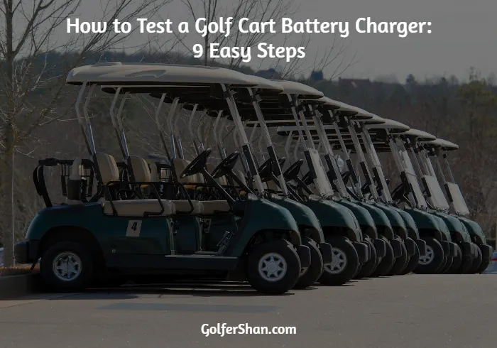 How to Test a Golf Cart Battery Charger 1