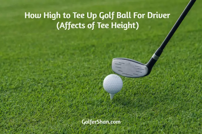 How High to Tee Up Golf Ball For Driver 1